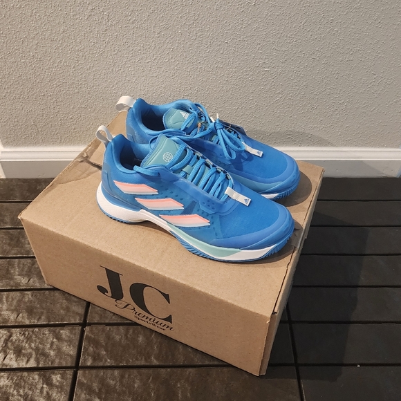 Women's Adidas Avacourt Clay Tennis Shoes - Picture 7 of 13